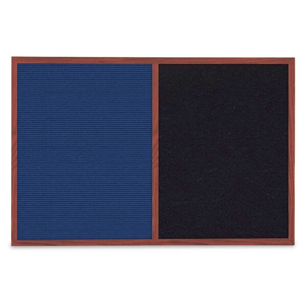 Slim Style Indoor Enclosed Corkboard, 30